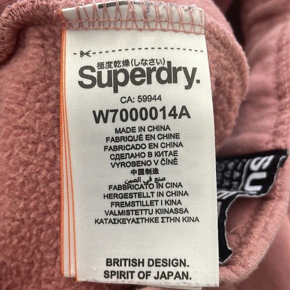Superdry pink sweat set